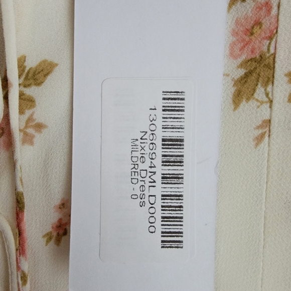 Reformation Nixie Dress in Mildred size 0 NWT - Picture 10 of 13